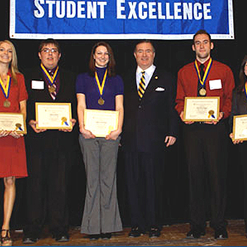 SUNY Chancellor's award received by five students